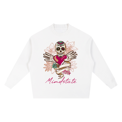 Sweater,Streetwear,Embroided,Oversized